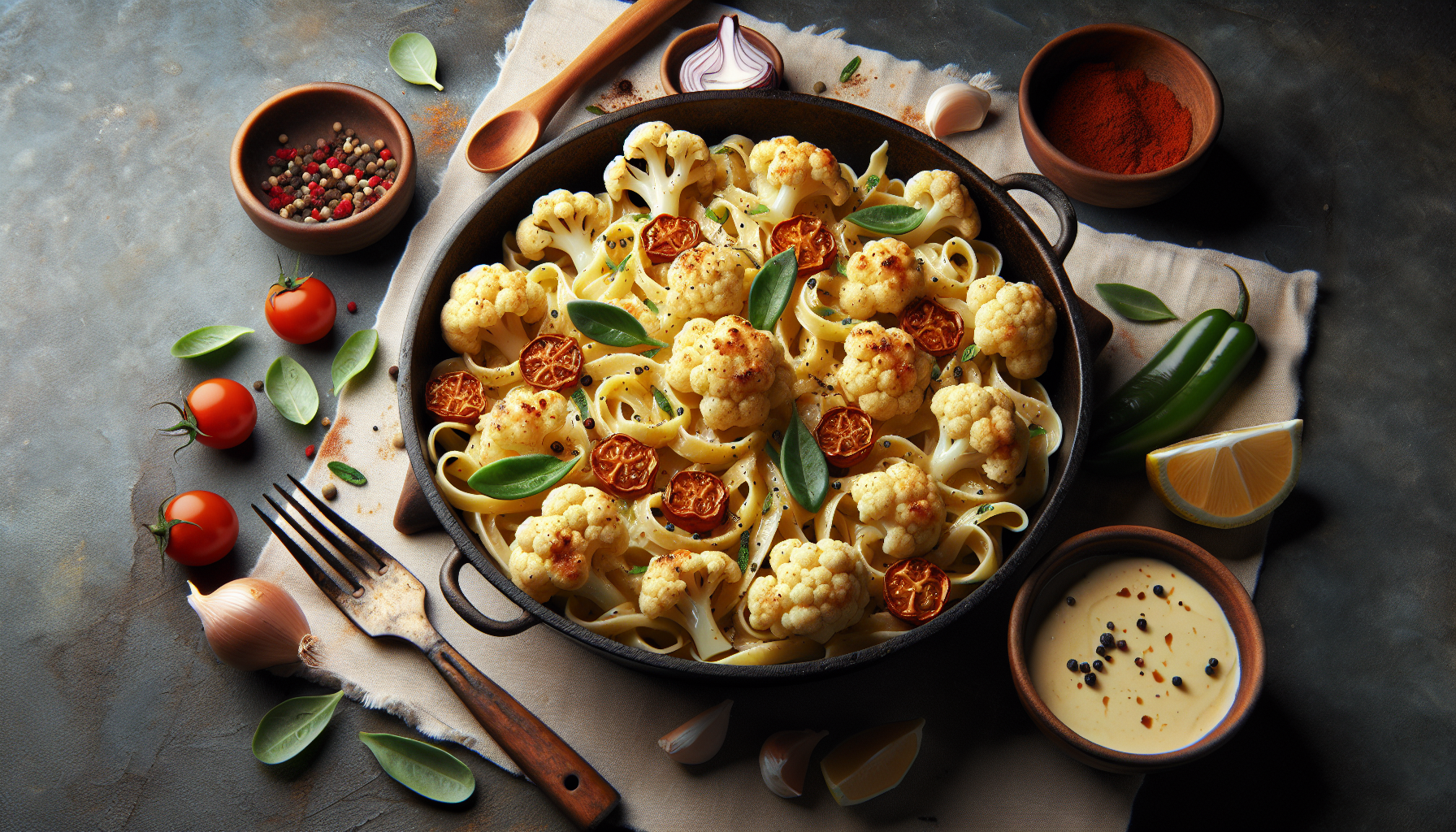 pasta con cavolfiore al forno